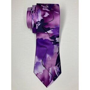 Jerry Garcia Film Noir Collection 62 Purple Abstract Art Silk Tie Mens